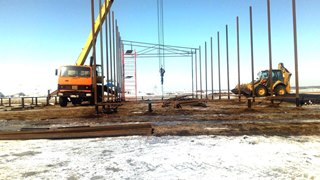 Аренда экскаватора погрузчика с ямобуром в Медногорск цена от 1543 руб