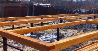 Пол на винтовых сваях Медногорск цена от 15422 руб.